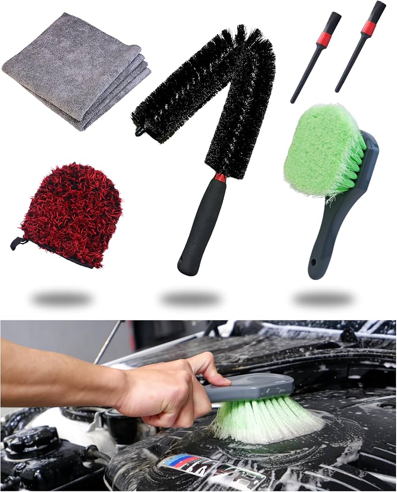 Bộ dụng cụ vệ sinh khoang máy ô tô